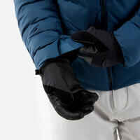 Men's very warm and ventilated ski jacket 900 WARM - petrol blue