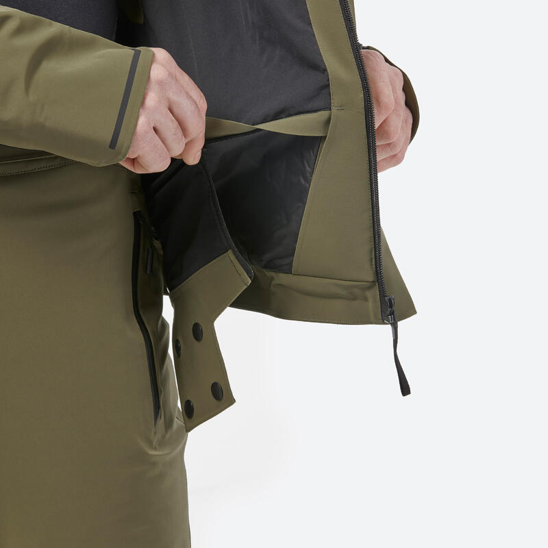 Veste de ski et snowboard très respirante et imperméable homme, JKT 900 bleu