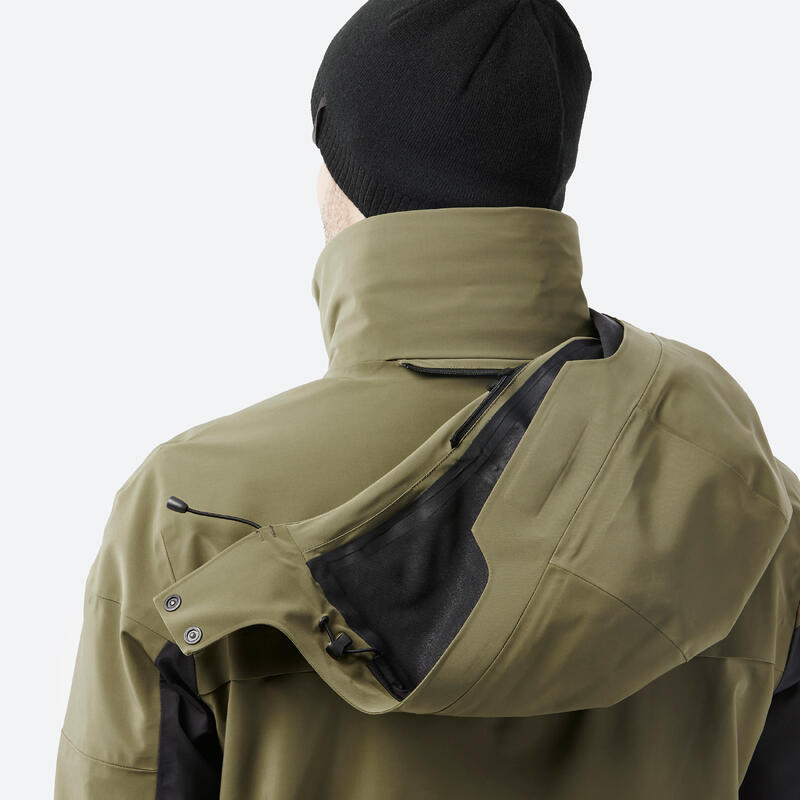 Veste de ski et snowboard très respirante et imperméable homme, JKT 900 bleu