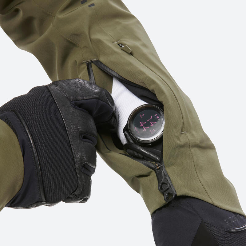 Veste de ski et snowboard très respirante et imperméable femme, JKT 900 blanc