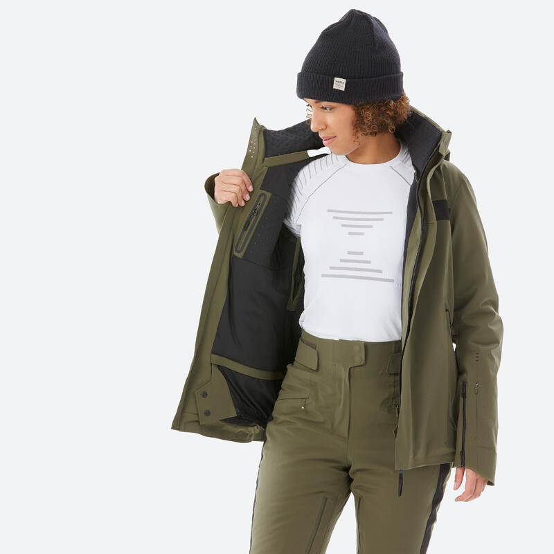 Skijacke Damen - 900 khaki 