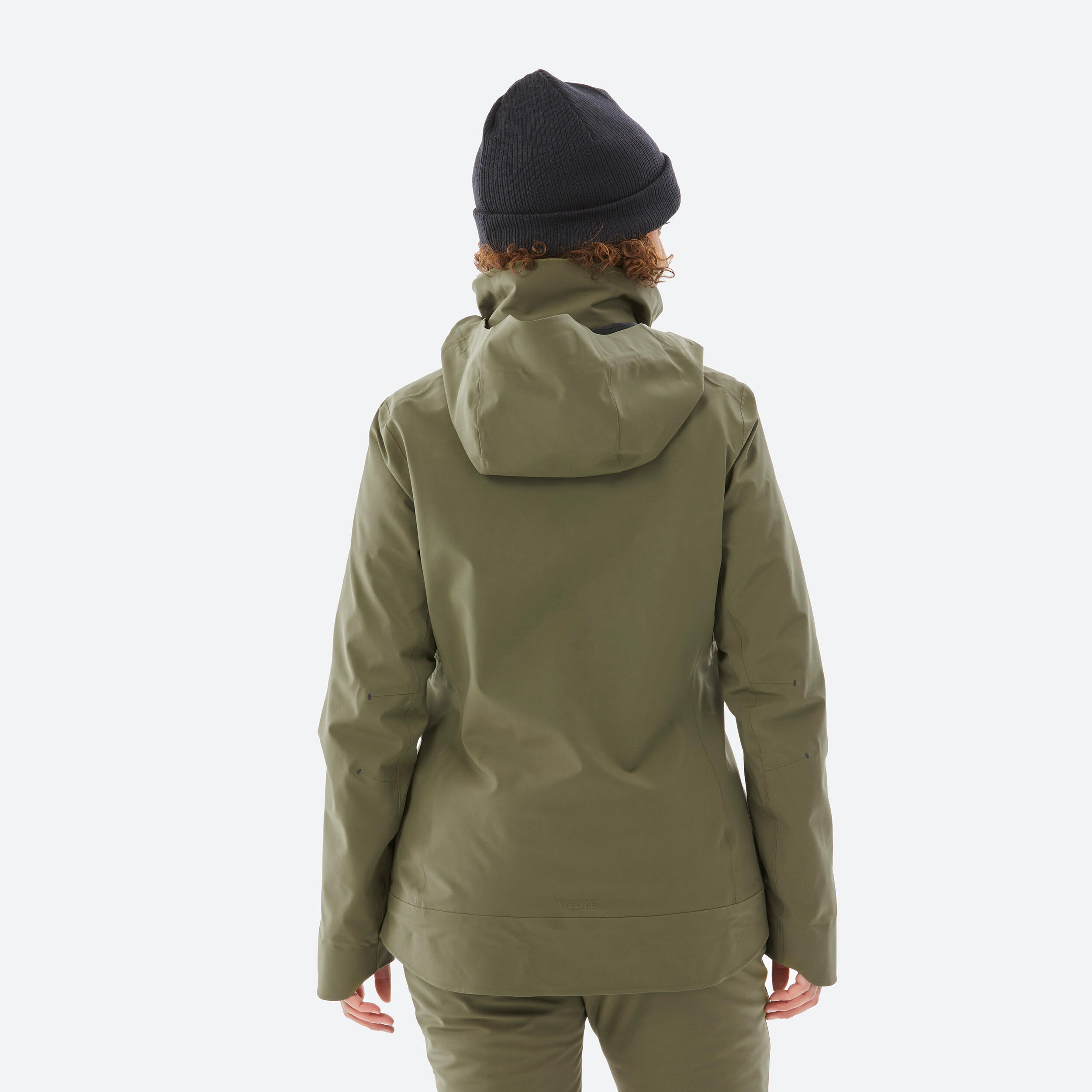 Giacca sci donna 900 verde oliva 3/20