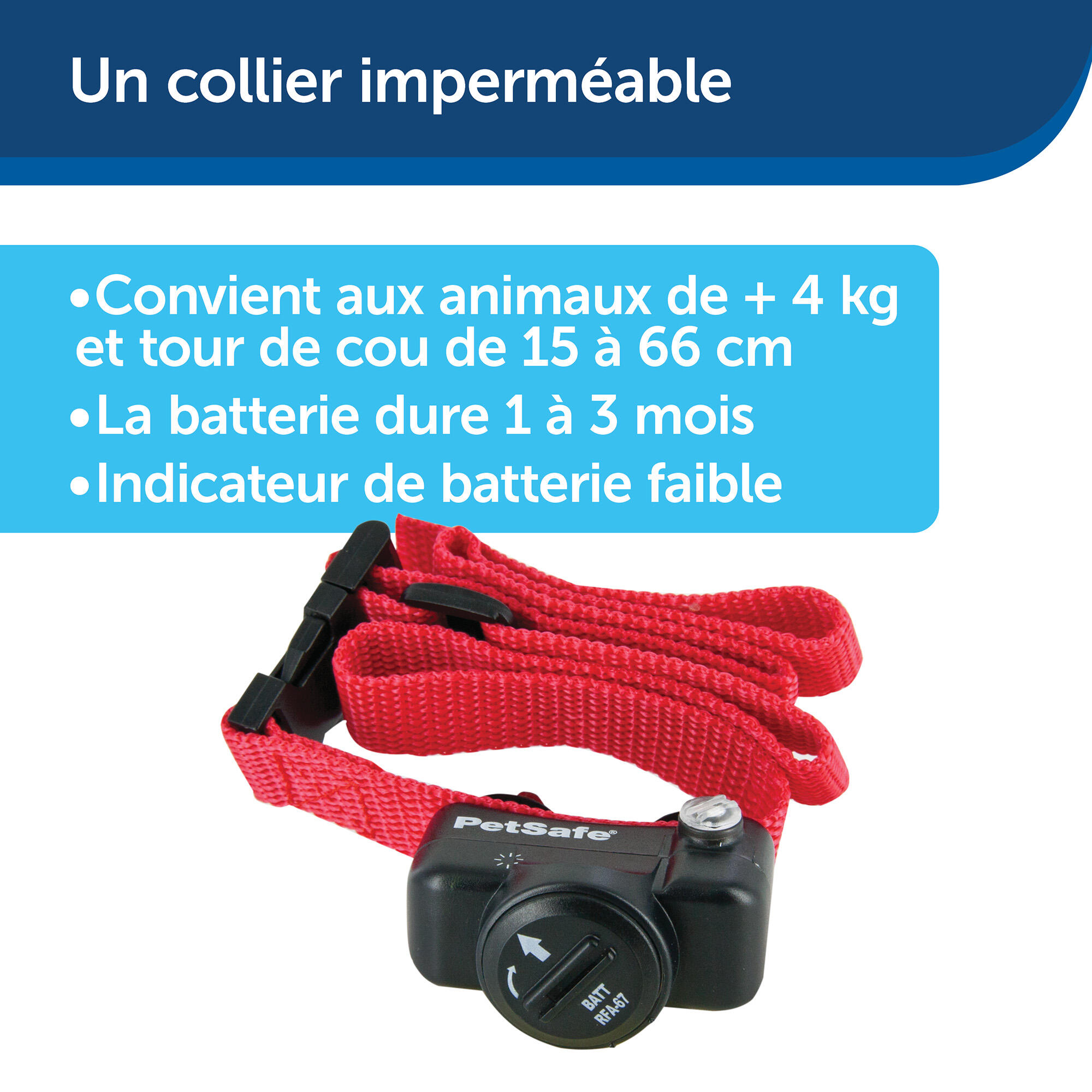 Seconde vie - Clôture anti-fugue invisible pour chien Petsafe 10/15