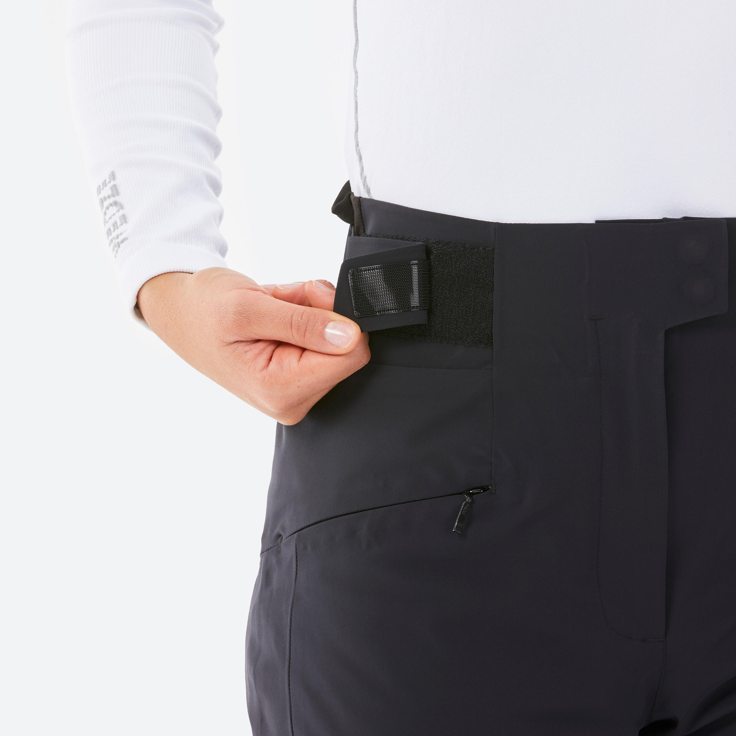 Pantaloni sci donna 900 bianchi 6/16