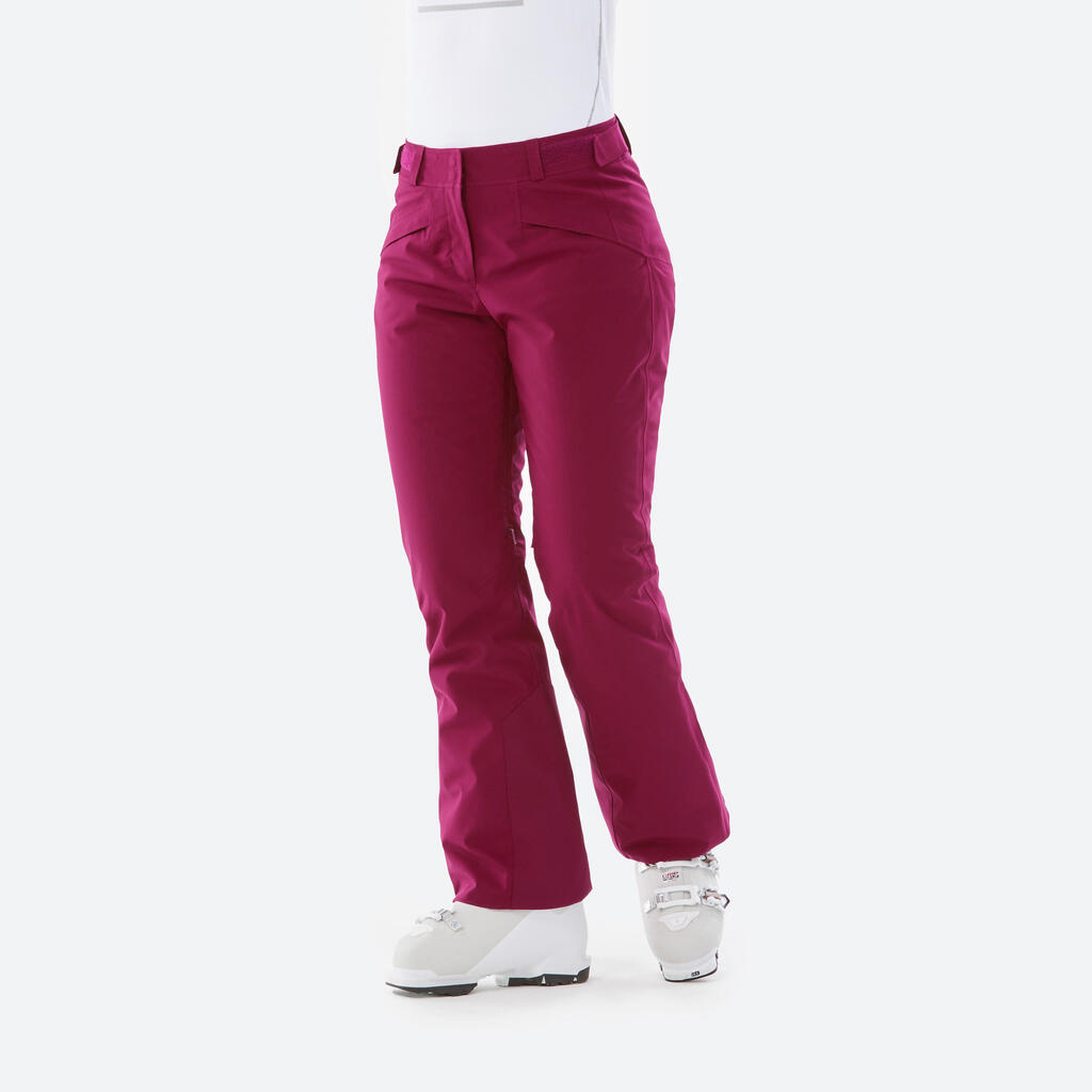 Tople i dišljive pantalone za skijanje 500 - ženske