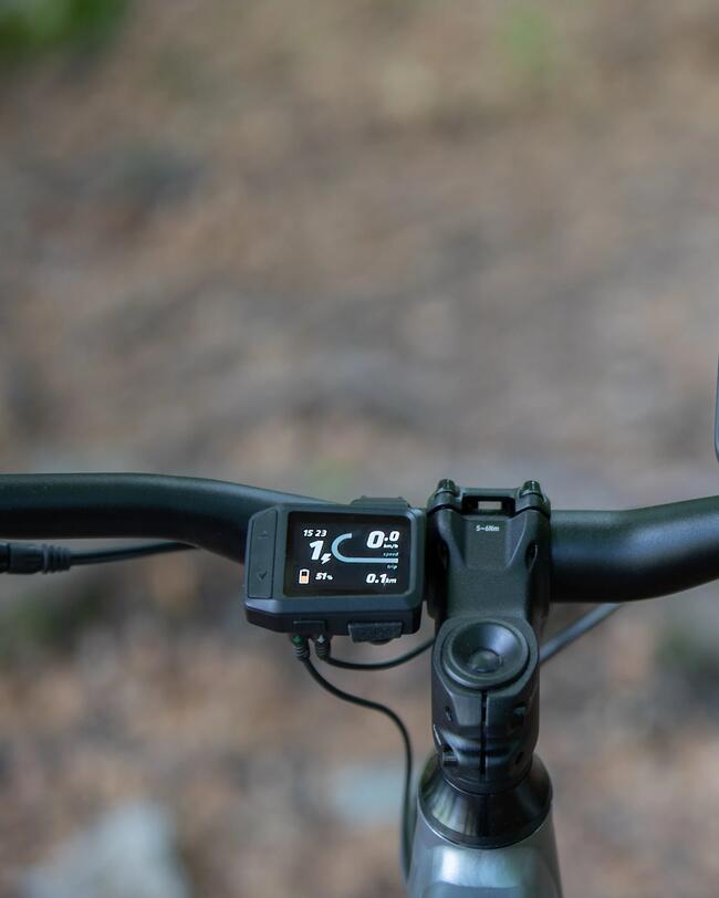 Bicicleta eléctrica semirrígida 29" - E-EXPL 700 Verde botella