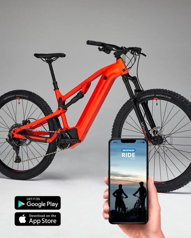 Bici Mtb elettrica a pedalata assistita E-EXPL 520 S rossa 29" - 500 Wh