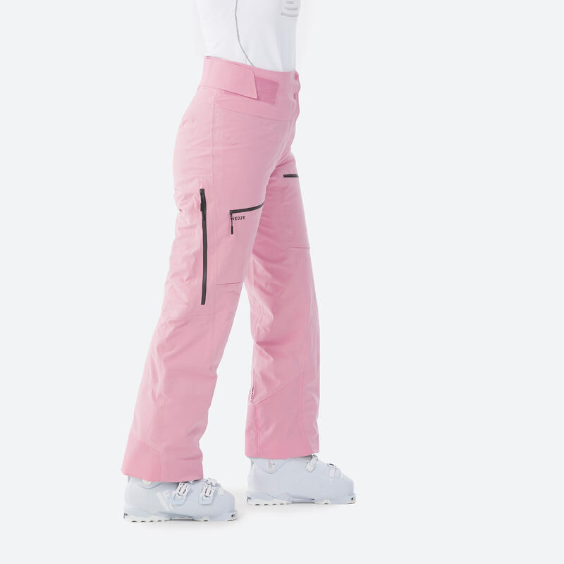 Pantalon schi FR500 Roz Damă