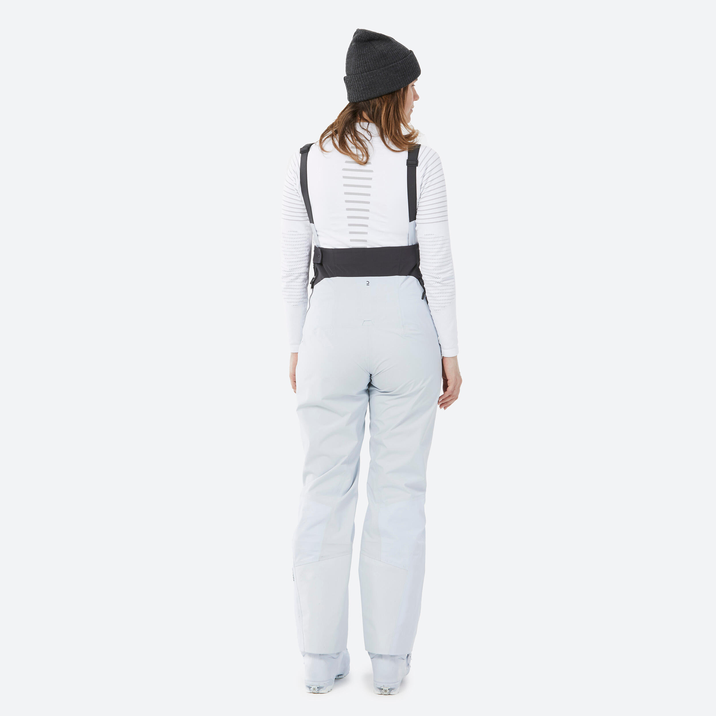 Women's Ski Salopette Trousers FR900 - Light Blue 5/12