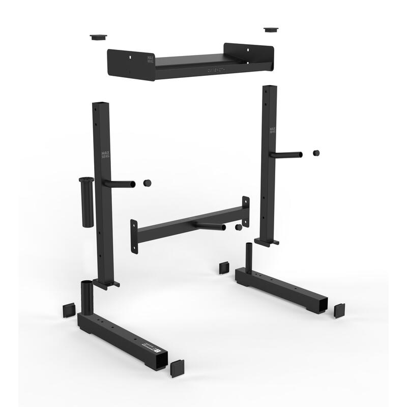 Punte in plastica rack di stoccaggio bodybuilding