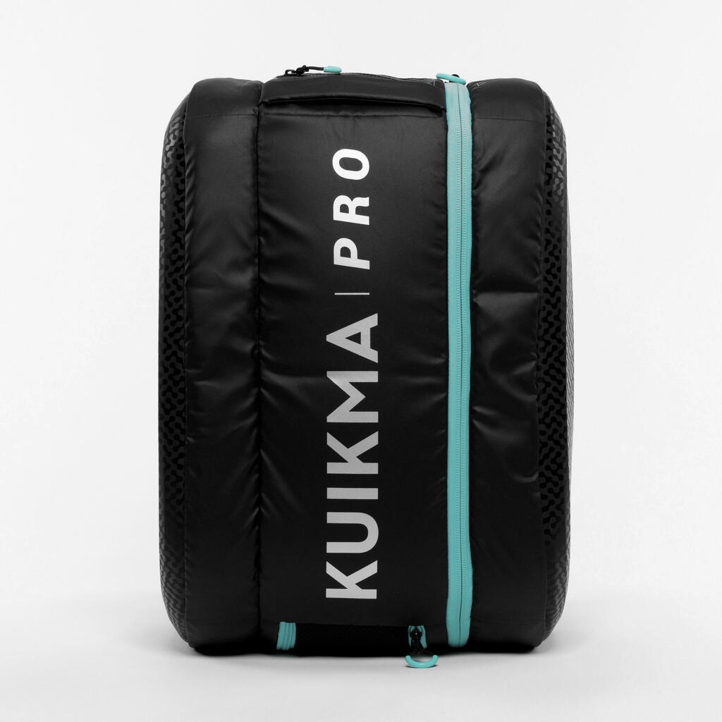 Padeltasche thermoisoliert 46>54 L - Kuikma Pro schwarz/türkis