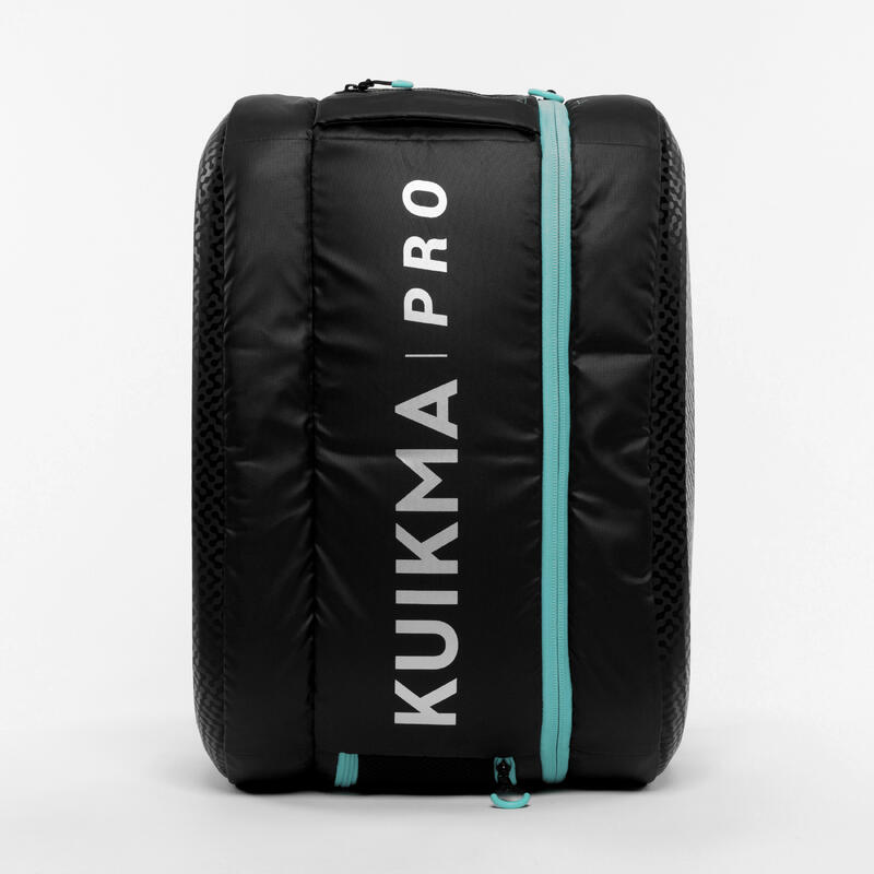 Sac de padel isotherme 46>54L - Kuikma Pro noir turquoise