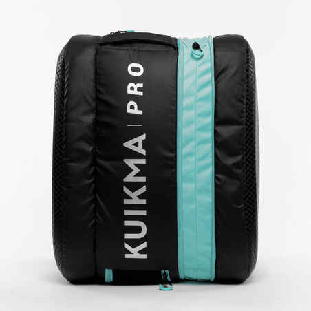 Izoterminis padelio krepšys „Kuikma Pro“, 46 l–54 l, juodas, turkio spalvos