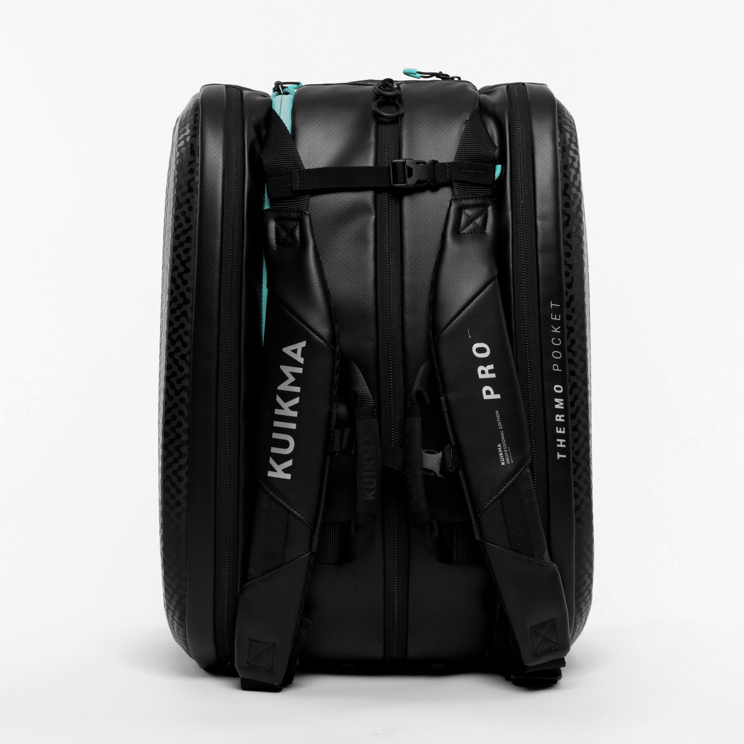 Isothermal Padel Bag 46L-54L Kuikma Pro - Black/Turquoise 6/12