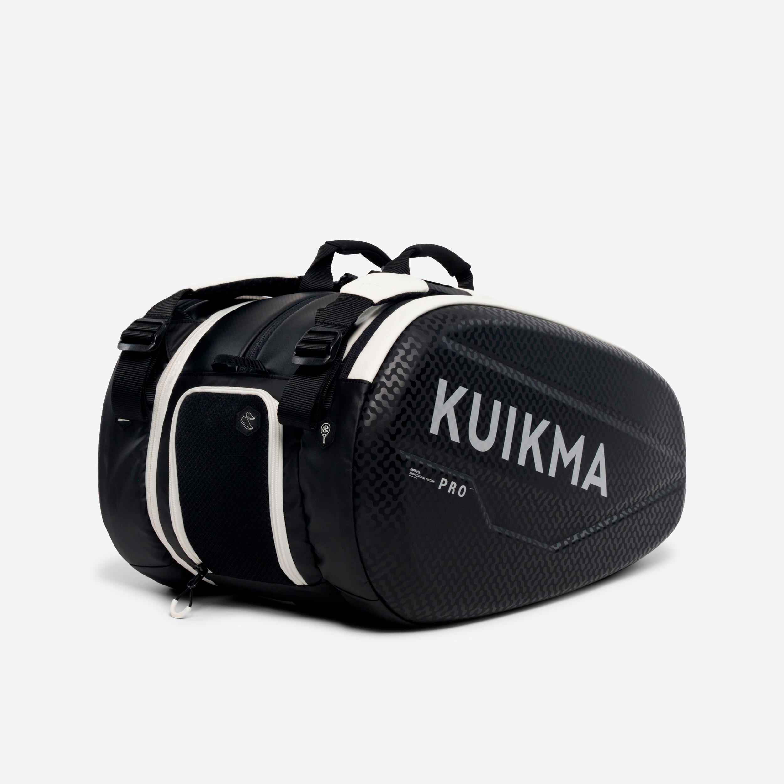 Isothermal Padel Bag 46L-54L Kuikma Pro - Black/White 1/12