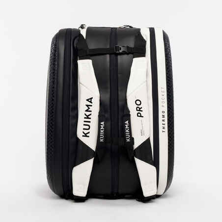 Isothermal Padel Bag 46L-54L Kuikma Pro - Black/White