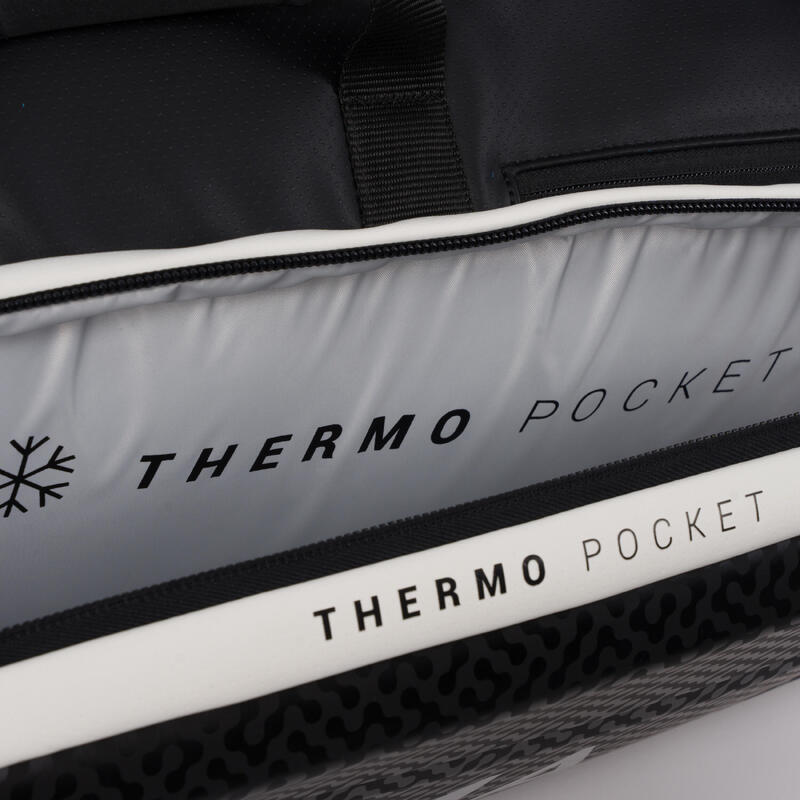 Padeltasche thermoisoliert 46>54 Liter - Kuikma Pro schwarz/weiss