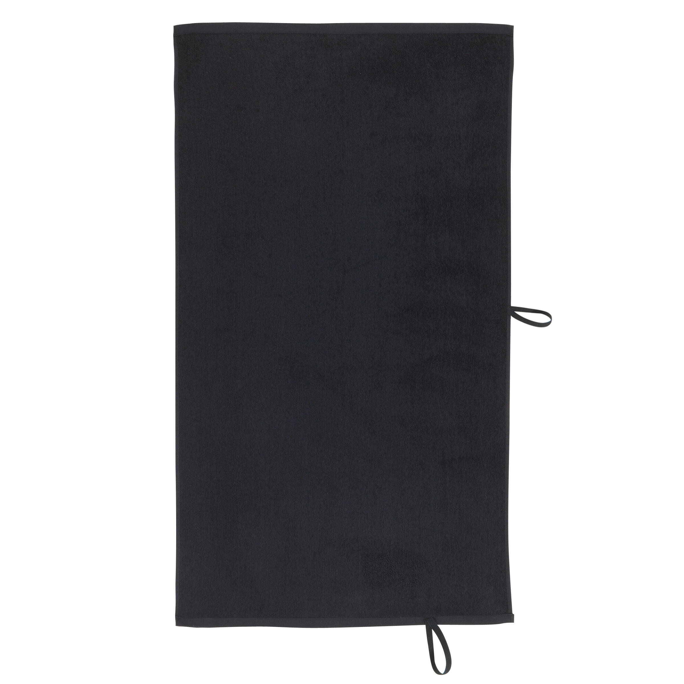 Prosop fitness bumbac eco Negru 49 X 88 CM