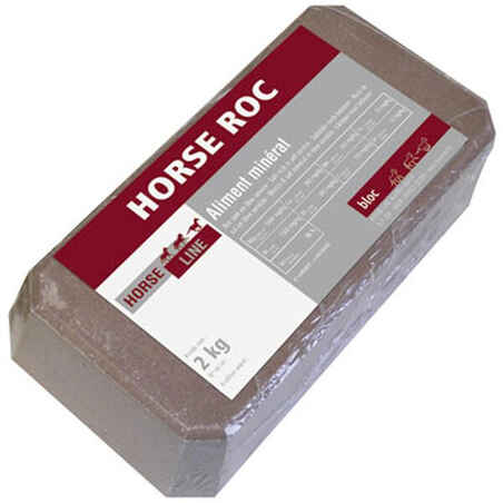 Horse Riding Salt Block for Horse and Pony Horse Roc Trace Elements - 2 kg