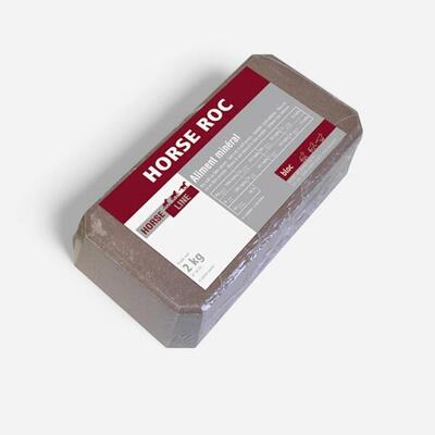 Blocco sale naturale equitazione HORSE ROC 2 kg pony e cavallo