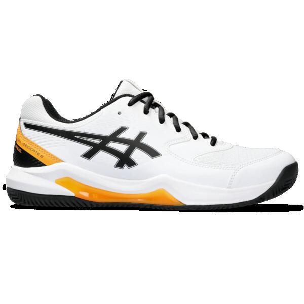ASICS Zapatillas de pádel hombre - Asics Gel Dedicate 8 blanco naranja