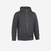Sweat zippé avec capuche fitness homme, noir
