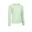 Long-Sleeved T-Shirt 500 - Sorbet Green