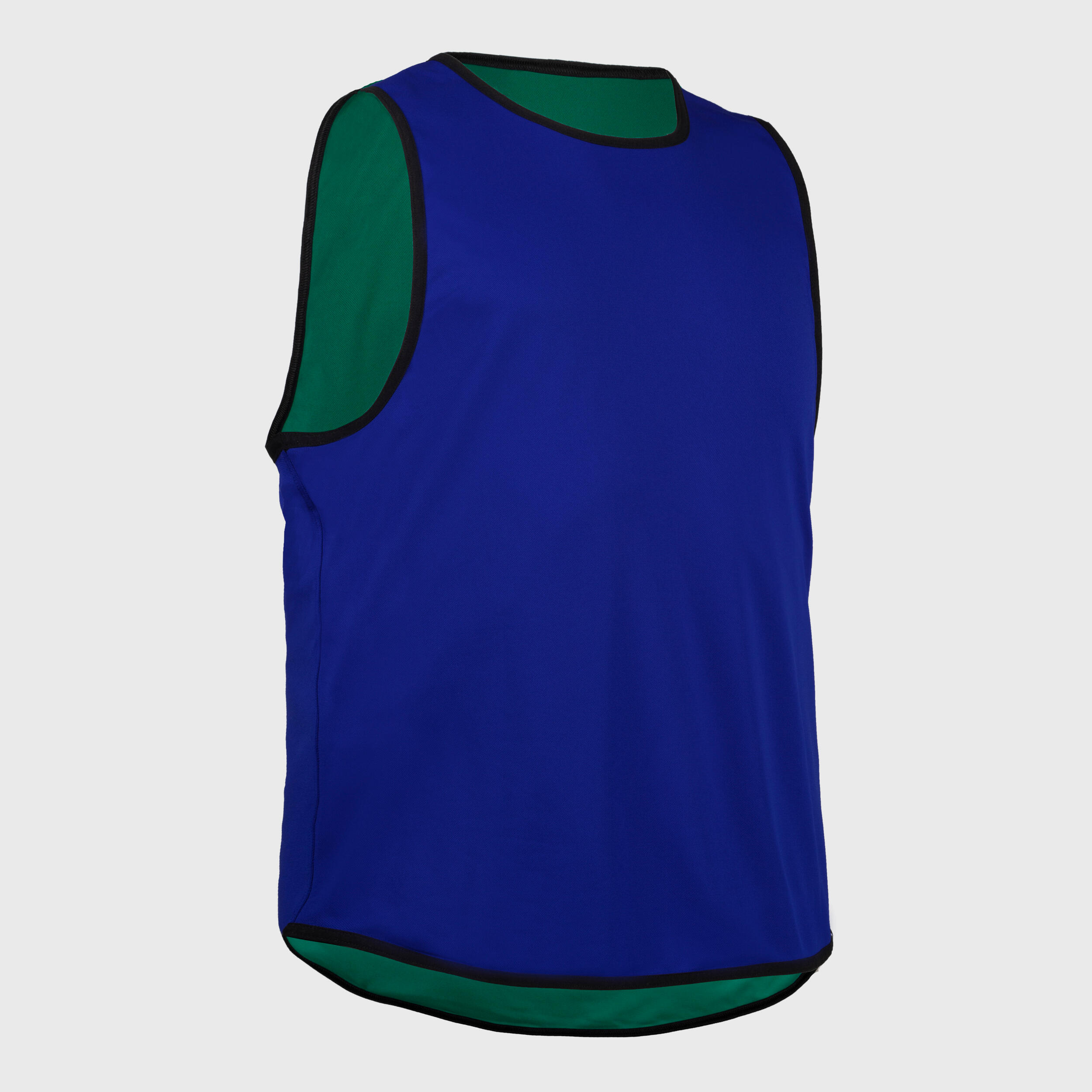 Pettorina rugby R 500 reversibile blu-verde 3/3