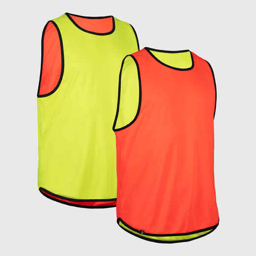 
      Abpusējs regbija formas krekls "R500", dzeltens/oranžs
  