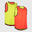 Chasuble de rugby réversible - R500 jaune orange