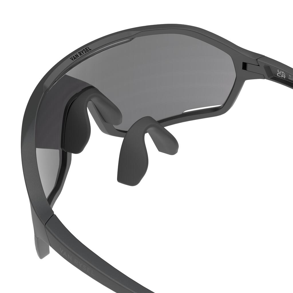 Pieaugušo riteņbraukšanas saulesbrilles “Perf 500”, 3. kategorija, baltas