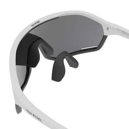 Suaugusiųjų dviratininko akiniai „Perf 500“, 3 kategorija, balti