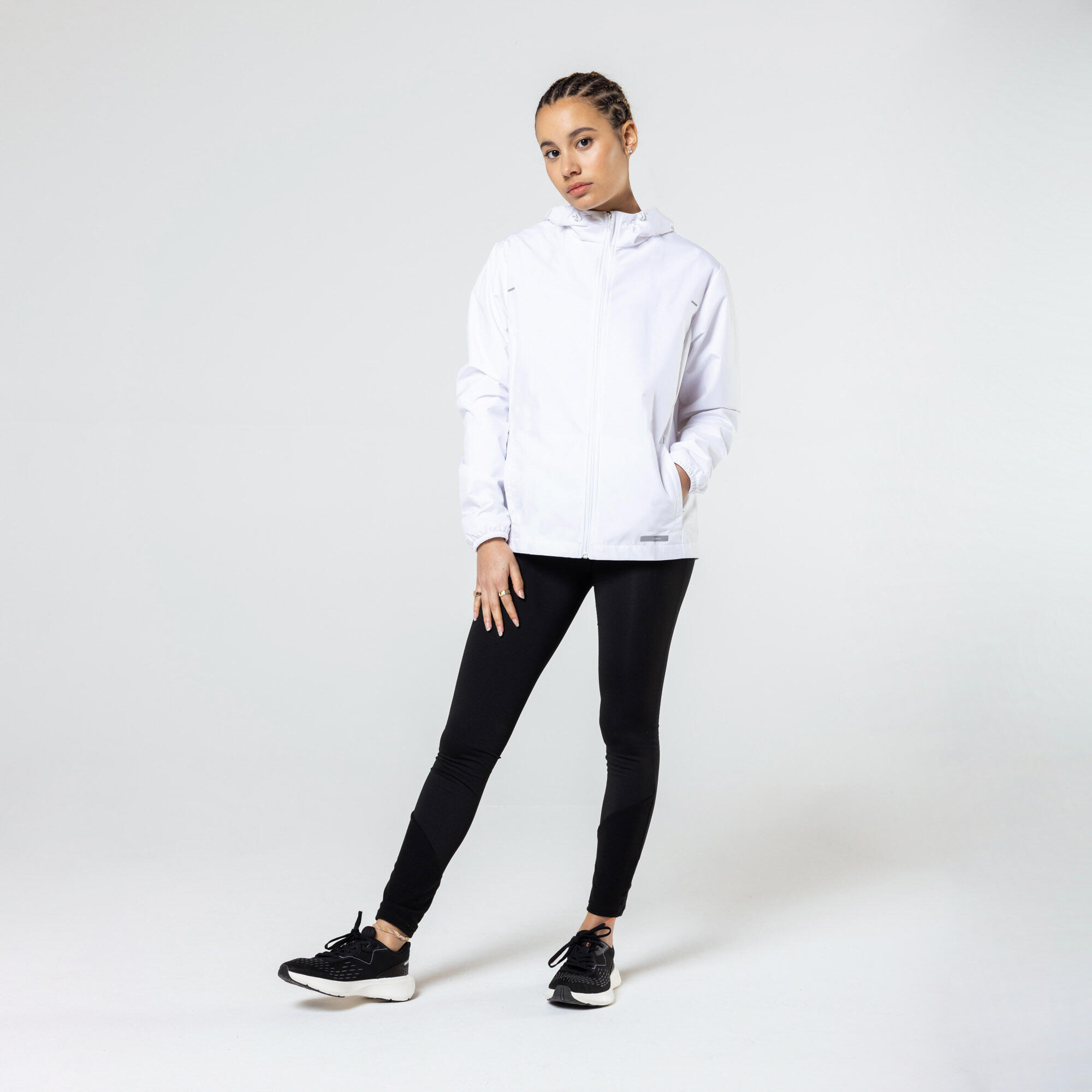 Mallas de Running para Mujer Warm Negro Decathlon