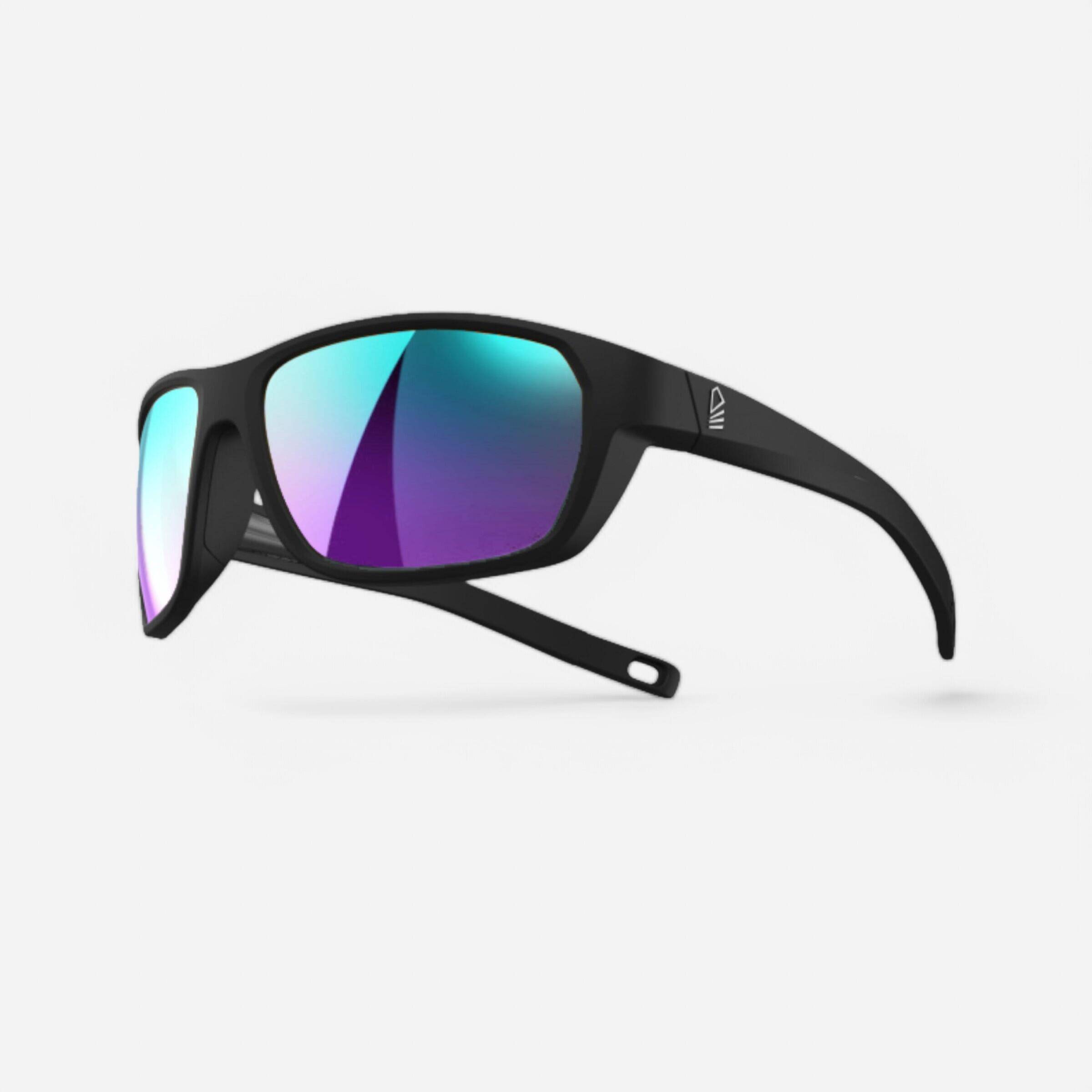 Unisex Sailing Floating Polarized Sunglasses 500 - Smoked Black -  1