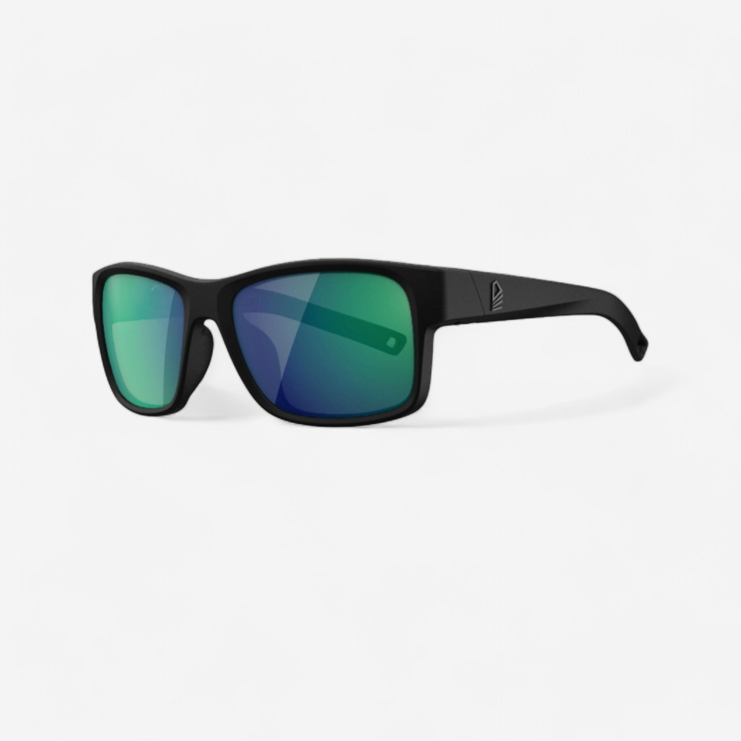 Tribord - Lunettes De Soleil Polarisées Flottantes Voile Adulte 100 Taille M Noir Vert - Lunettes De Soleil - Accessoires Du Sportif - Noir - Taille Unique - Decathlon