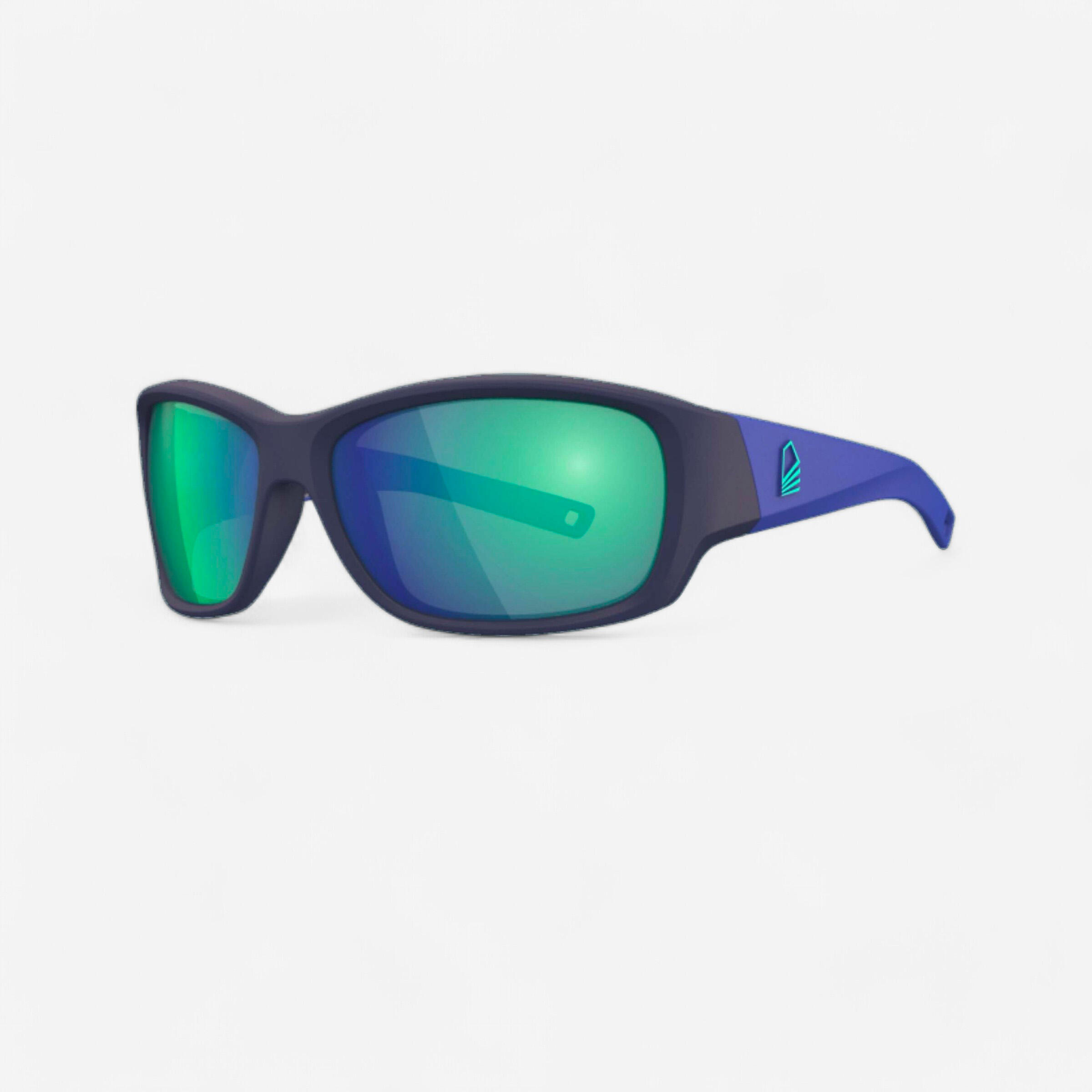 Kids Sailing Floating Polarised Sunglasses Sailing 100 Blue Blue Decathlon