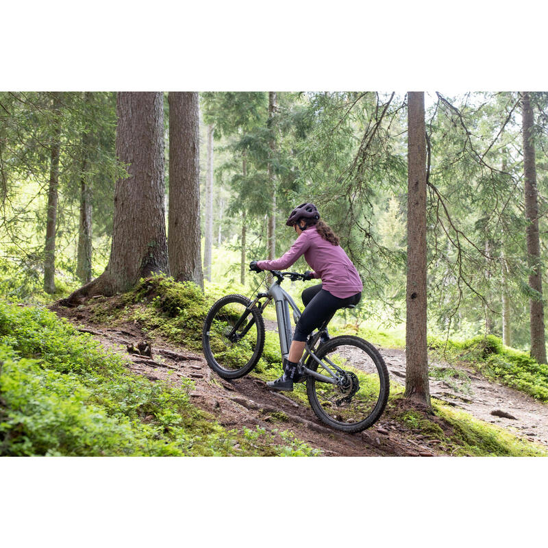 Elektrische full suspension mountainbike E-EXPL 500 S metallic grijs 29″