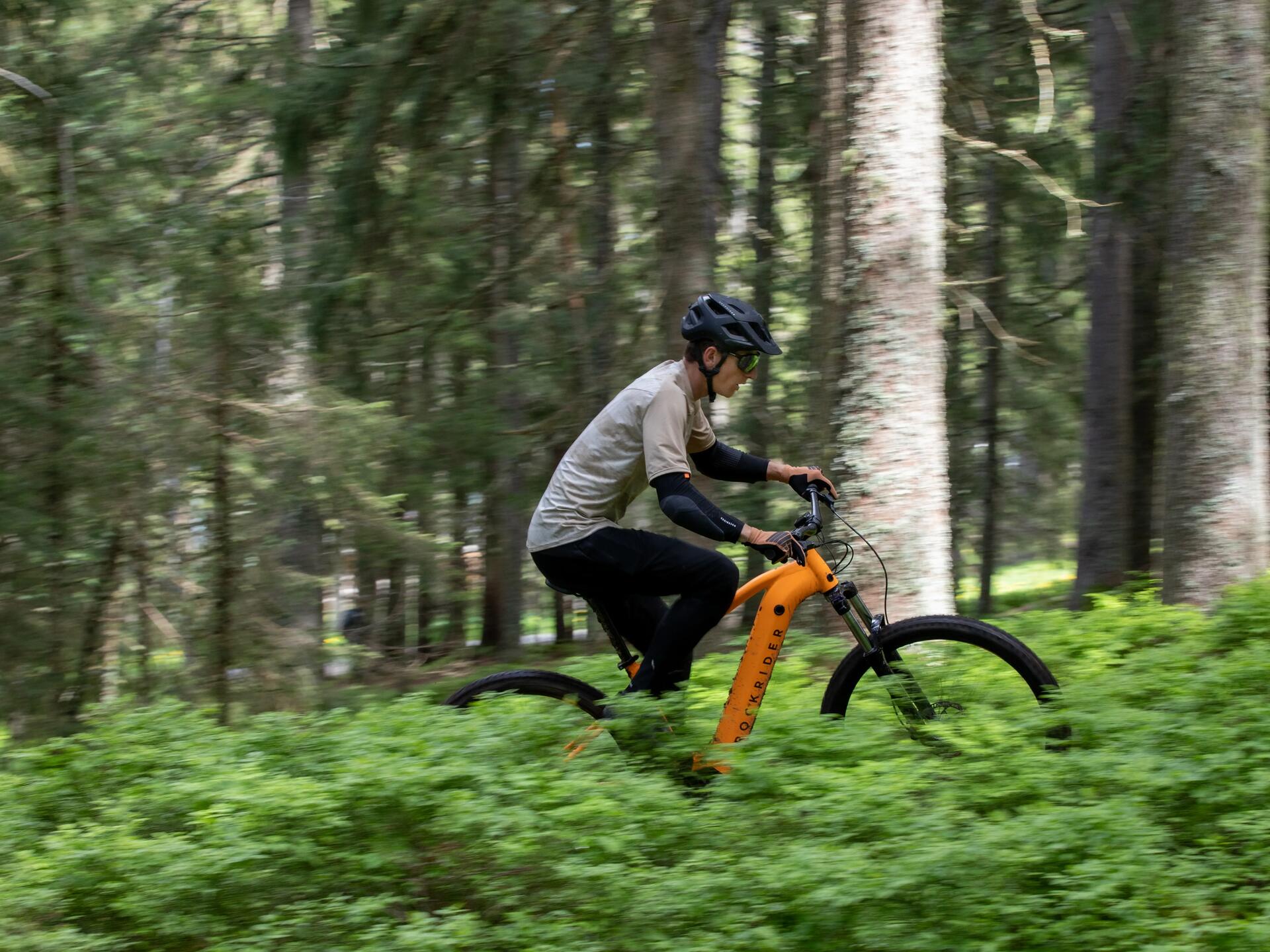 Vélo VTT électrique Randonnée E-EXPL 520 mangue- 29" - 500 Wh