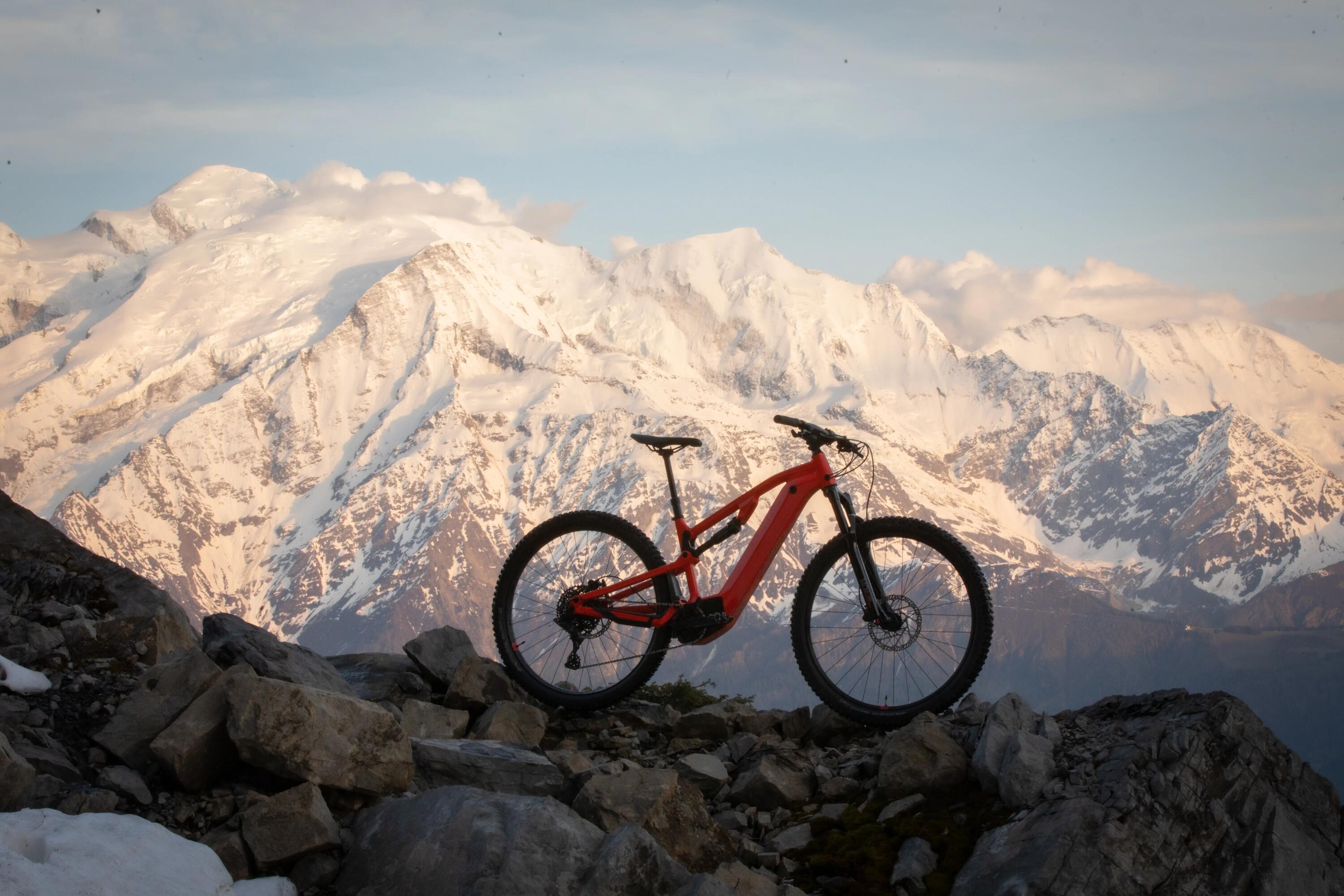 29" Full Suspension Electric Mountain Bike E-Expl 520 S - Bright Red 31/64