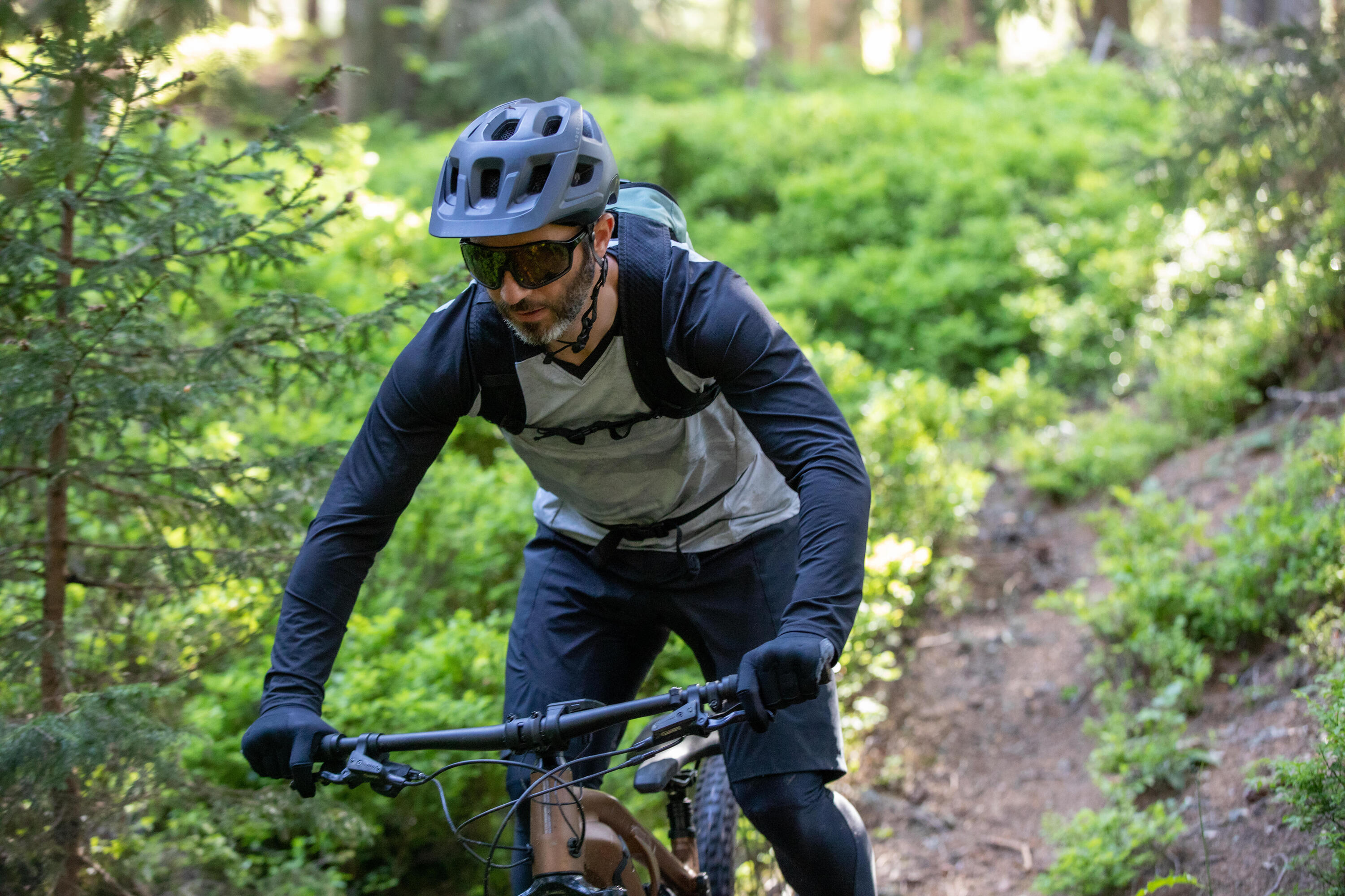 Sac d’hydratation de vélo de montagne 7 L avec poche à eau 2 L, Explore 9/13