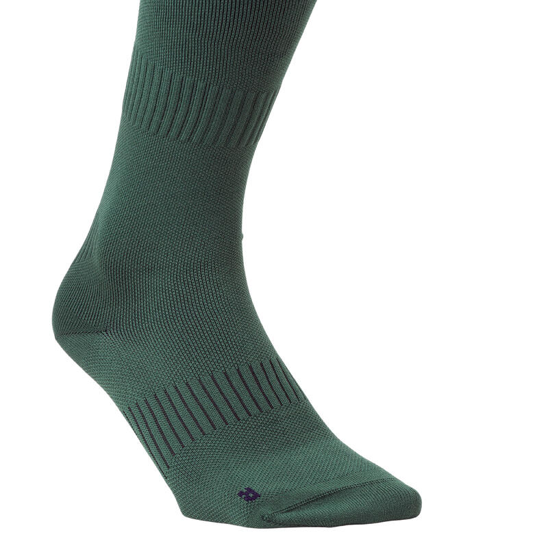 Chaussettes de hockey sur gazon FH500 JR Vert