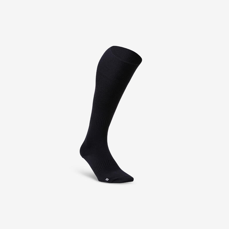 Chaussettes de hockey sur gazon adulte FH500 noir