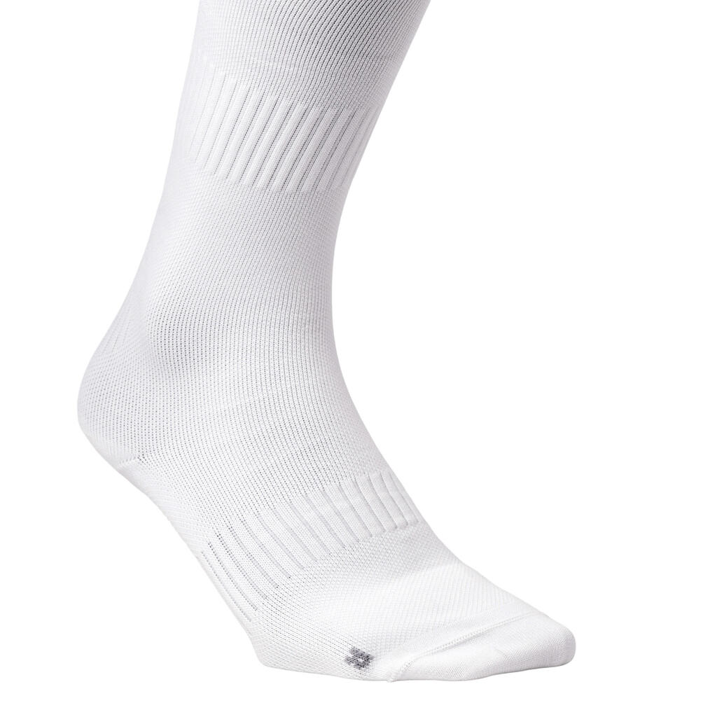 Ponožky pre dospelých FH500 na pozemný hokej modré