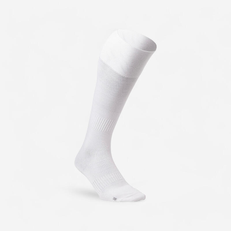 Chaussettes de hockey sur gazon adulte FH500 blanc