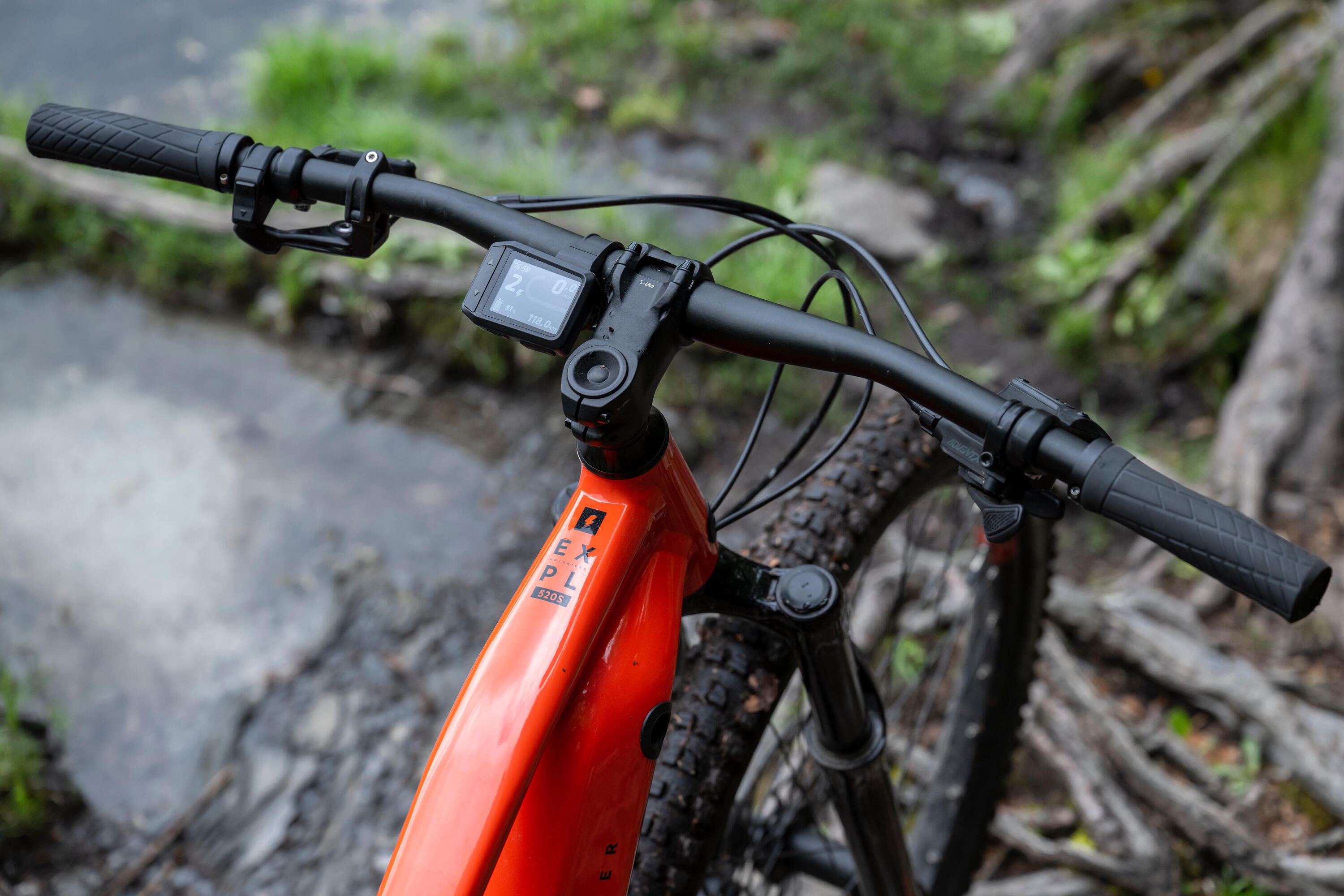 29" Full Suspension Electric Mountain Bike E-Expl 520 S - Bright Red 41/64