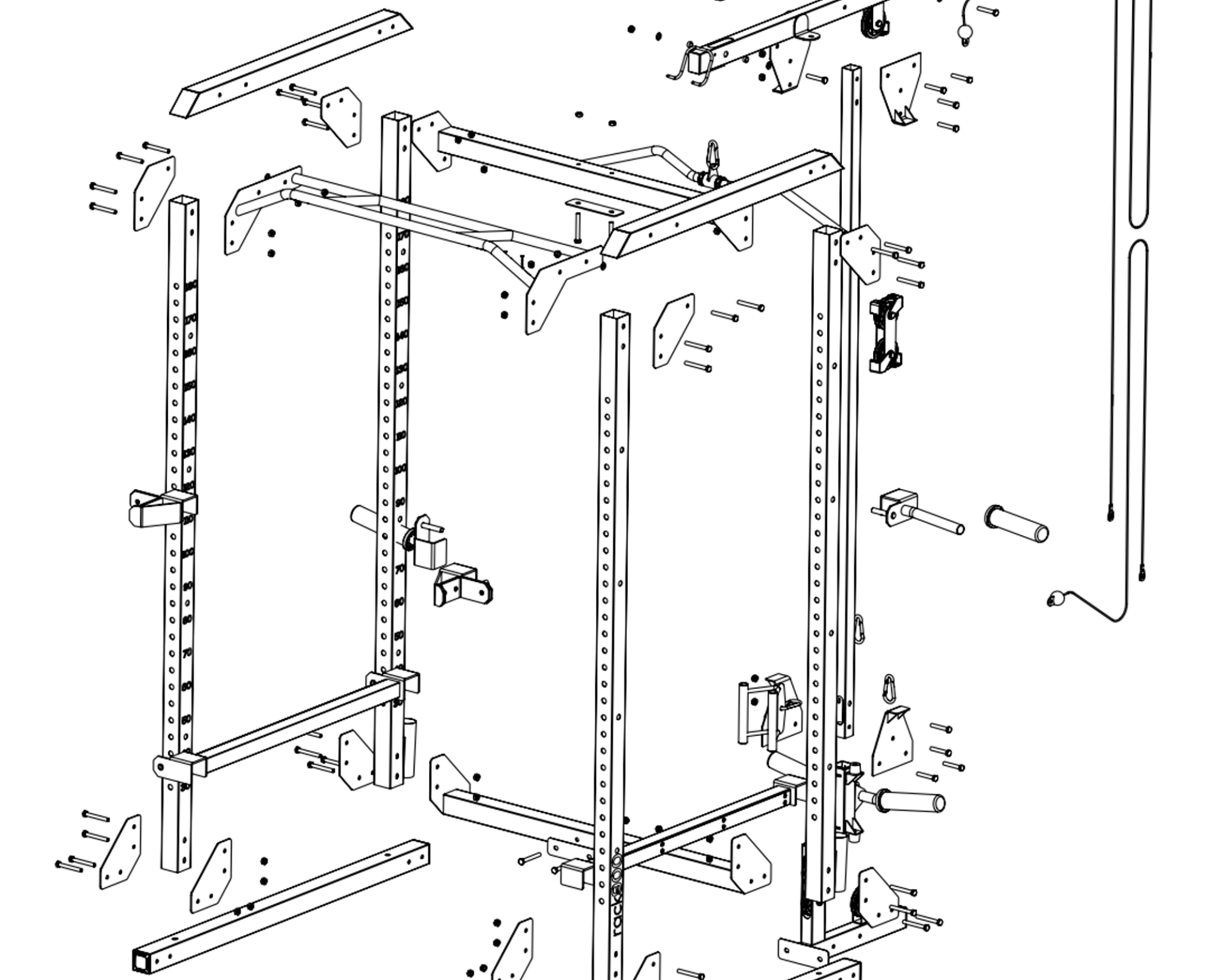 RACK 900 CORENGTH DECATHLON MUSCULATION NOTICE REPARATION