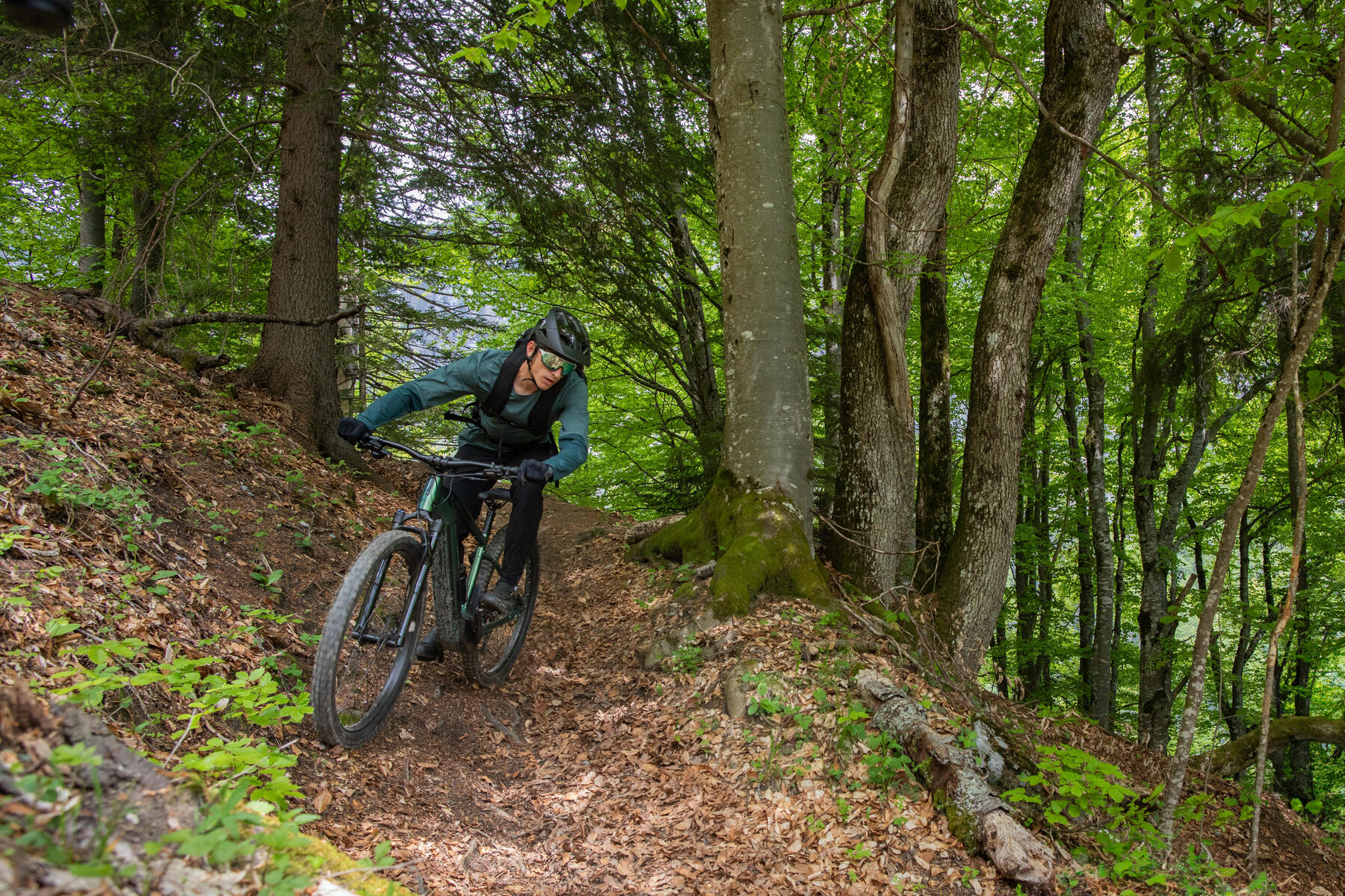 Quelle taille de VTT choisir - position confort - Rockrider DECATHLON