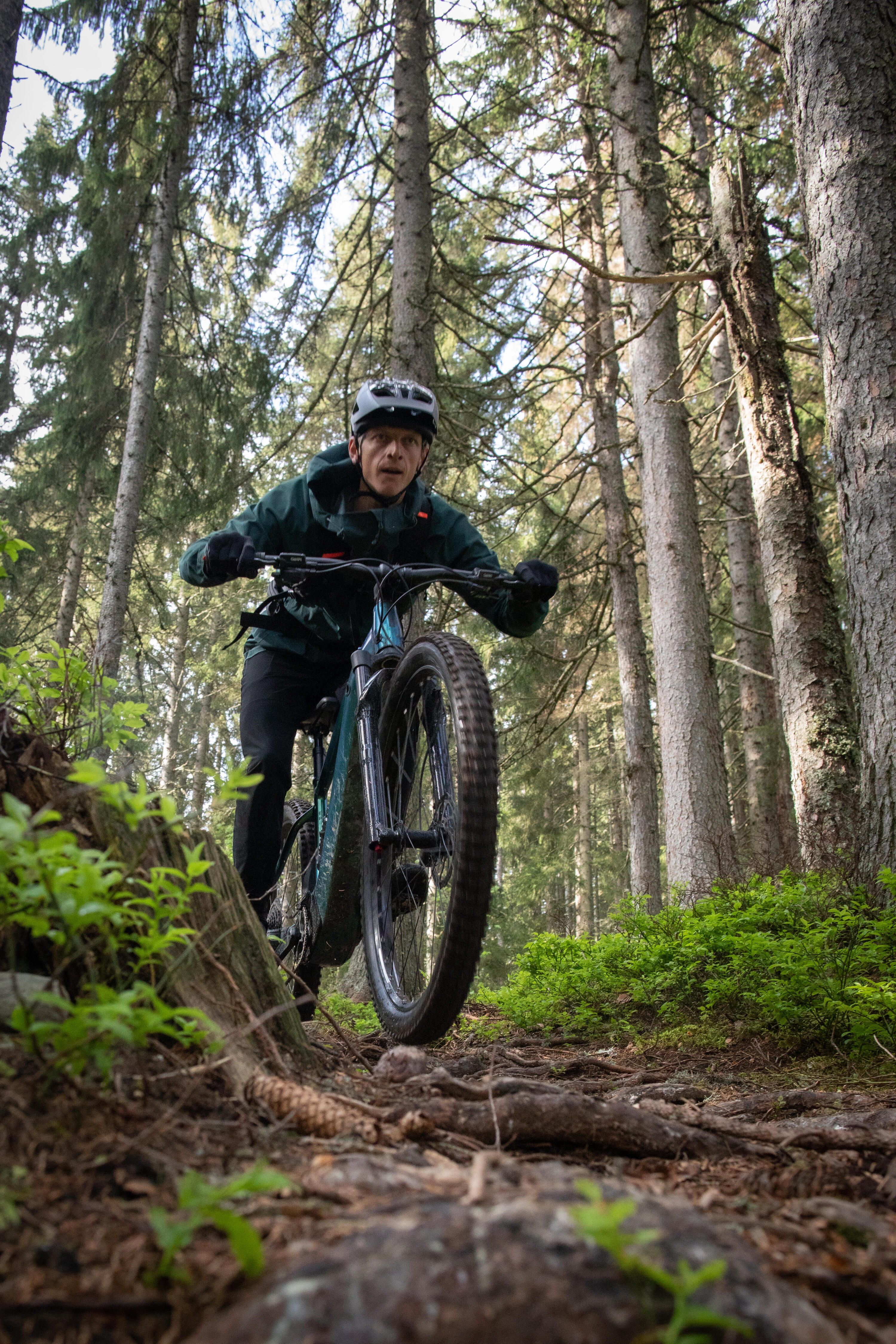 E-Mountainbike Hardtail 29 Zoll Rockrider E-Expl 700 grün  15/16