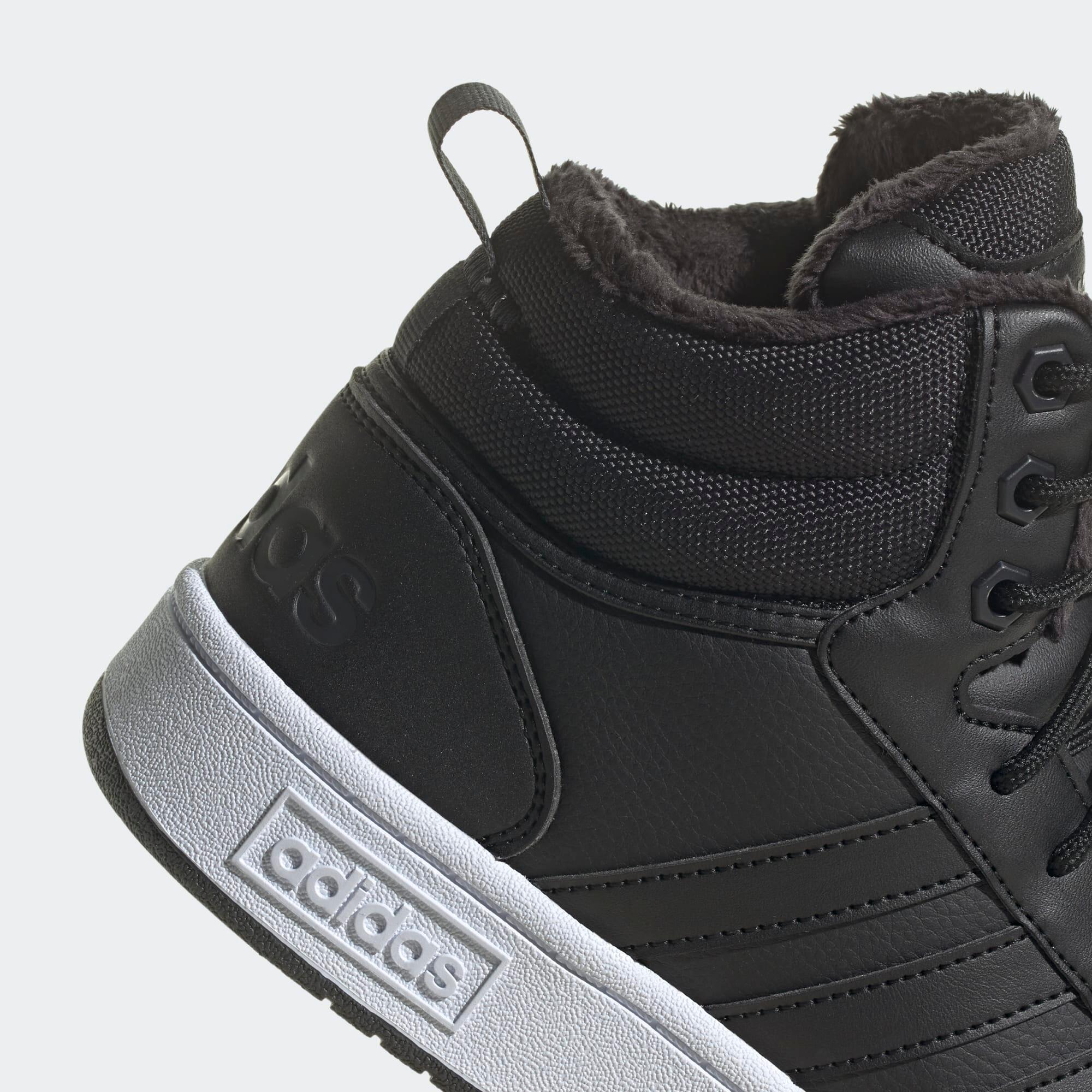 CHAUSSURE FEMME HOOPS 3.0 MID WTR ADIDAS NOIRE 5/7