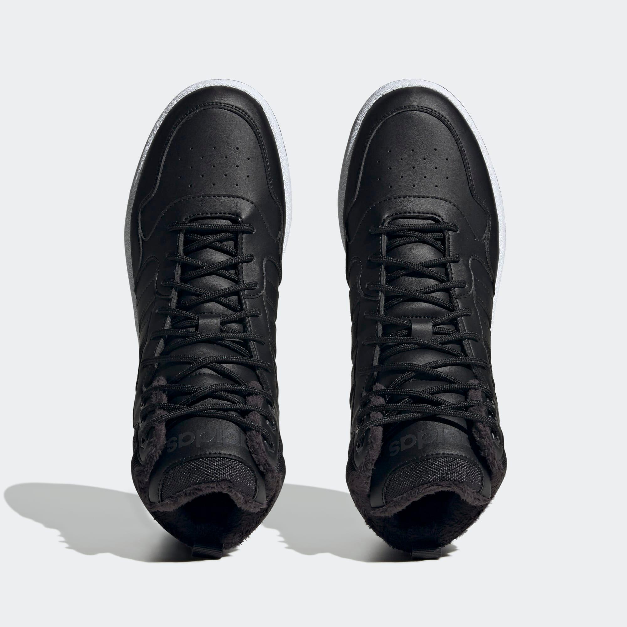 CHAUSSURE FEMME HOOPS 3.0 MID WTR ADIDAS NOIRE 6/7